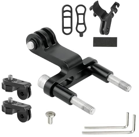 Woedpez Fahrradscheinwerferhalterung aus Aluminiumlegierung, leichte Taschenlampen-Halterung, Fahrrad-Frontlicht-Halterung