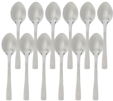 12 Kaffeelöffel Edelstahl Mokka - Silber