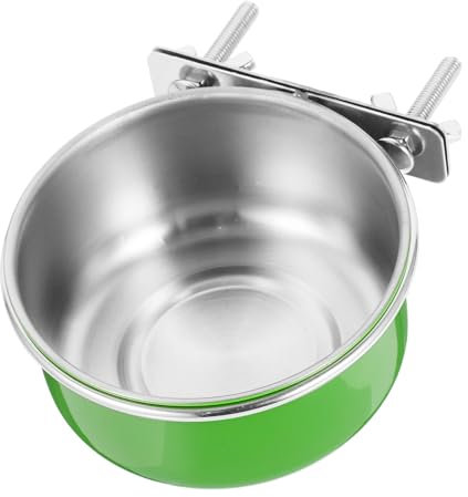 GANAZONO Fit Vogelfutternapf Edelstahl Vogelfutterspender Papagei Wassernapf Für Käfigzubehör