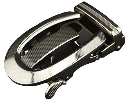 Holibanna Fibbia Cintura Automatica Uomo Lega Per Cinture Design Elegante Per Uomini Professionisti Facile Da Usare Per Occasioni Formali E Stile Quotidiano
