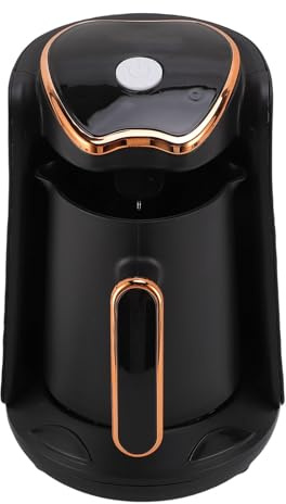 Fockety Cafetière Turque, Cafetière électrique de 600W avec capacité de 4 Tasses et Technologie Cook Sense, Cafetière Arabe pour une Délicieuse Tasse de café Turc et Grec (Plug UE 220V)