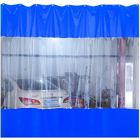 Waterproof PVC Tarpaulin Partition Curtain for Pavilions and Garages, Customizable Size for Outdoor Use