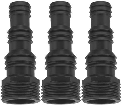 Angoily 3 Stück Schnellkupplungen Gartenschlauch 1/2 Zoll Schlauchadapter aus Verschleißfestem Messing Hochdruck Schlauchverbinder für Gartenbewässerung und Drucksprüher