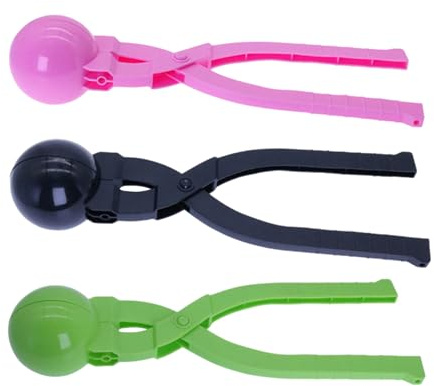 3 Pieces Large Snow Ball Maker Tools | Portable Snowball Scoop & Molds | Easy Snwball Making Tool For Children, Snows Play, Garden, Backyard, Random Color