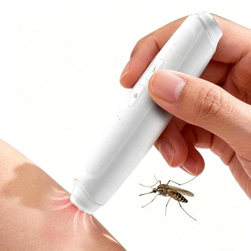Warmforwel Electric Insect Bite Healer, 2-in-1 Bite & Sting Relief Device with Vacuum Suction and Heat Pulse, Rechargeable Mosquito Bite Relief Pen, Adjustable Temperature & Suction Levels for Outdoor