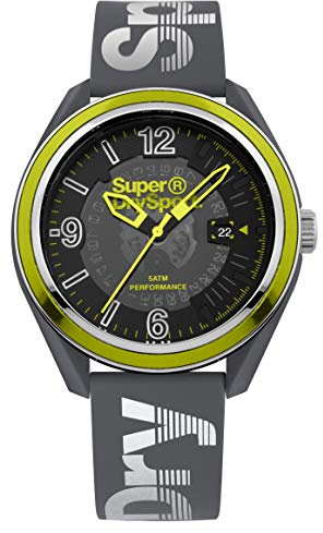 Superdry HerrenArmbanduhr Analog Quarz Silikon SYG250E