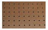 3mm Wooden Pegboard 120cmx60cm 18mm Hole centres fixing kit included