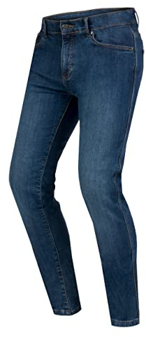 OZONE MOTO Striker Jeans de Moto Hombre | Forro de Fibra Aramida | Protectores de Rodilla Flying Bats Nivel 2 | Bolsillos para Protectores de Cadera y Coxis | Regular Fit