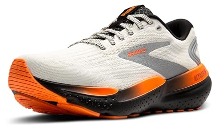 Brooks Glycerin 21 Neutral löparsko för män, Ecru/Orange/Svart, 44.5 EU