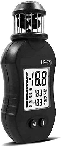 Anemometri di velocità Anemometro palmare HP-876 misuratore digitale della velocità del vento che misura il volume dell'aria della velocità dell'aria for prese d'aria HVAC, barca a vela