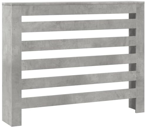vidaXL Radiator Cover Concrete Grey 40.9x7.9x32.3 Engineered Wood