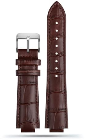 DKWOIS Uhrenarmband aus echtem Leder, kompatibel mit L-ouis Vuitton LV Tambour Q1121 Q114k, konvexes Uhrenarmband, männlich, 12 mm, 10 mm, Armband for Männer und Frauen