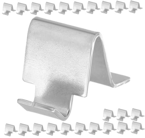 KITANDOVE Durable Metal Shelf Clips Pack for File Cabinets Kitchen Storage Units Easy Install Shelf Support
