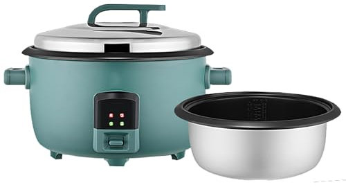 Cuiseur à Riz Commercial Steamère, cuisinière à Riz à Une Touche avec Baguette Automatique, Grande capacité 8-45L, pour Le site de Construction de la Cantine de la Cantine de l'hôtel (28L-3500W)