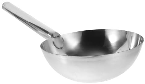 MAGICLULU Edelstahl Suppenkelle Wasserlöffel Mit Dickem Tiefem Kellenkopf Rutschfestem Rundem Griff Rostfrei Und Verschleißfest Stabile Basis Für Küche Restaurant Haushalt