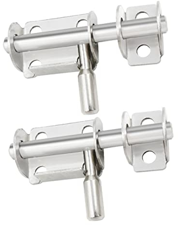 Vaguelly 2pièces Serrure De Porte Coulissante Loquet Antivol Robuste Et Résistant Facile à Installer Pour Portes Et Fenêtres