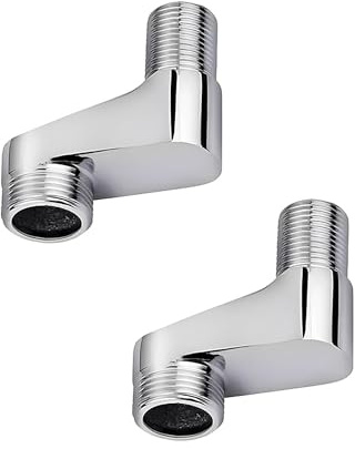 2 Stück,S-Anschluss 1/2 Auf 3/4 Duscharmatur-Adapter,Verstellbare Adapter,G1/2 Auf G3/4 Wasserhahnanschluss,Für Duscharmatur Aus Massivem Messing,Badezimmerinstallationen