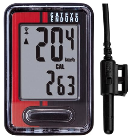CATEYE Wired Bike Computer – Entry-Level Speedometer and Odometer, Perfect for Beginner Cyclists, Auto Start/Stop, Easy Setup for Road, MTB, Gravel Bikes, 3 Year Battery Life