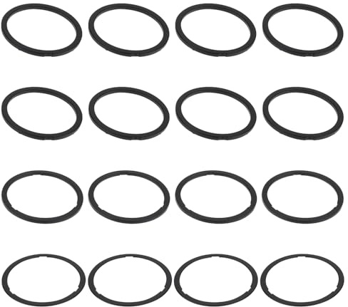 EMSea 16-teilige Tretlager-Abstandshalter Mountainbike-Tretlagerscheiben Kompatibel mit Shimano BB51 BB52 BB70 35 X 41 Mm Schwarz (Dicke 2,5 Mm 1,8 Mm 0,7 Mm)