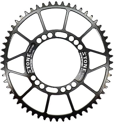 TANGSIYANG Kettenblatt Kettenblatt 110 BCD Oval 34 36 38 40 42 44 46 48 58T 60 Zähne Rennrad Kettenblatt 110bcd(Hollow 54T)