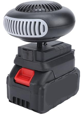 Fockety Autoheizung, tragbarer batteriebetriebener 170W Heizstrahler mit 2500 mAh Akku für Scheibenheizung entfroster 11,4 x 16 cm, leiser Betrieb, für Auto Innenbereich