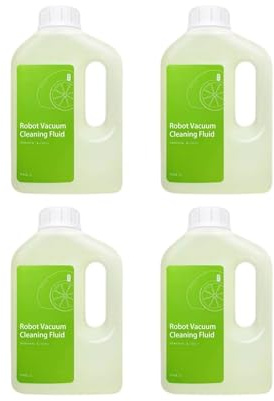 4pcs Modelo Completo Robot Limpiador Líquido De Limpieza 2000ml, Compatible Con Ecovacs X1/T10/T30/X2S/N9+