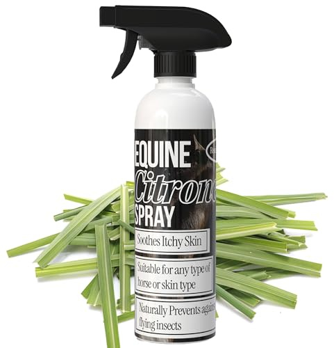Wilson Inc. Citronella Horse Spray – Natural Fly Repellent for Horses, Long-Lasting Protection Against Flies, Midges and Mosquitoes, Gentle on Skin, Ideal for Riding and Stable Use (500ml)