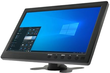 Moniteur de Voiture 10,1 Pouces avec écran LCD Couleur for Ordinateur TV, système sécurité Domestique, caméra recul(101-US)