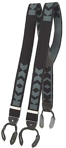 KOX Hosenträger Schwarz/Grau