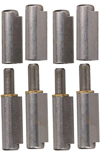 Lift Off Bullet Hinge Weld On Brass Bush 16x100mm Heavy Duty Door Hatch 4PK