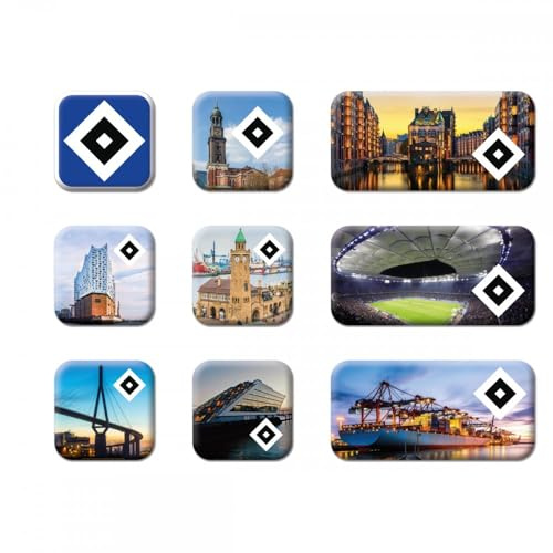 Hamburger SV HSV Magnet 9er Set Hamburg, 29982