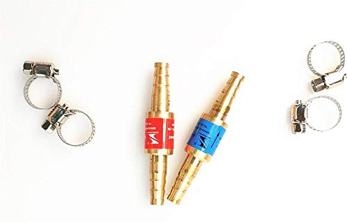 TONGTAIRUI-LIGHTS Oxygène Acétylène Flashback Arrestor Clapet Anti-Retour de Flamme Buster for Réducteur de Pression du régulateur de gaz de Coupe de la Flamme for Les tuyaux (Specification : OD 6mm)