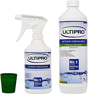 Ultipro 1.000ml Konzentrat + Leersprüher „134“ Haushalt & Hobby Universalreiniger effizient, günstig und hochwirksam - biologisch abbaubarer Allzweckreiniger
