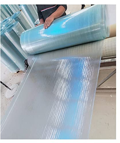 Transparente Kunststoff-Polycarbonat-Platte für Garten und Gewächshaus, Vordach, Vorzelt, leicht zu biegen und zu schneiden, Pergola und Balkon, Windschutzscheibe, 100 x 40 cm