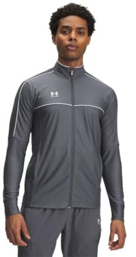 Under Armour Ua Mens M Challenger Track Jacket Castlerock / / White Md