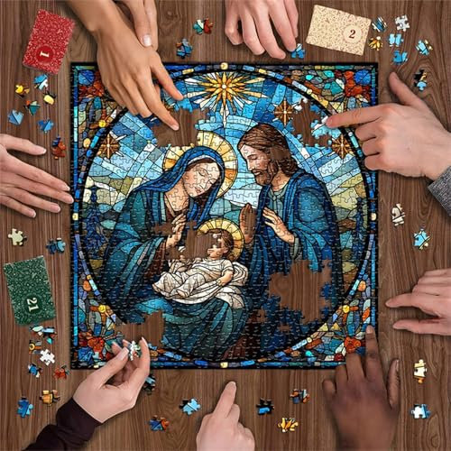 Xmas Decorations Promotion Krippe Adventskalender 2024 Weihnachten Puzzle Weihnachten Adventskalender für Weihnachten Hochzeit Party Geschenk