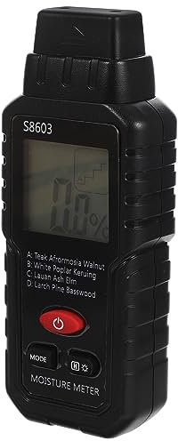 Testeur d'humidité du bois Hygromètre Détecteur d'air Anémomètres Thermostat Humidificateur Humidimètre for sol de piscine Piles Fuite Compteur numérique en direct Humidimètre portatif Foin humide Pla
