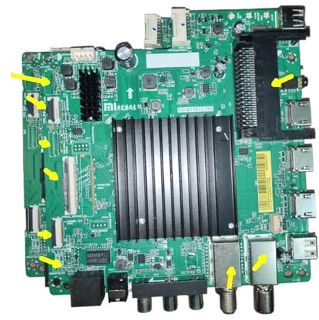 Zubehör For TV-Motherboard-Inverter-Logikplatine TD.MT9612.795 Netzwerk-WiFi-TV-Motherboard-Inverter 2 Hochfrequenz-Tuner 16G-Speicher Funktioniert Gut(2t sd 3kou s)
