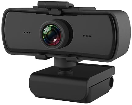 Joselin CáMara Web Full HD 2K con MicróFono Ajuste de 360 Grados USB para Computadora CáMara Web Digital PC Enfoque AutomáTico Web