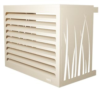 Cache climatiseur DECOAirco Ivoire clair - Taille XS (H65, L80, P45-60cm)