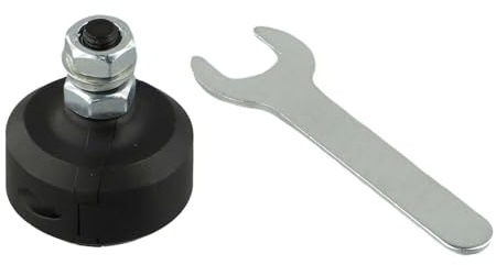 Auratrove Interruptor de límite magnético para abridores de puertas correderas, tope de entrada de fibra de vidrio de nailon con soporte e imán, kit de repuesto de sensor de puerta negra