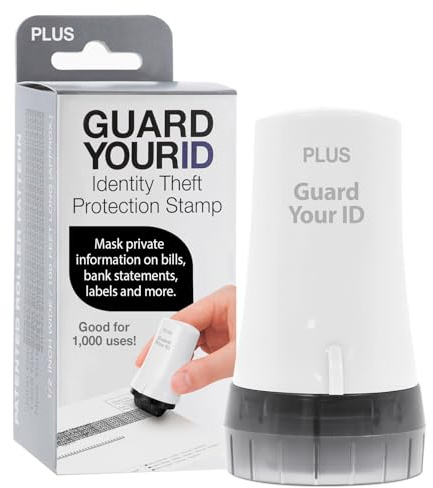 Guard Your ID Advanced Security Roller 2.0 for Identity Theft Prevention Stamping White