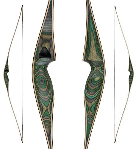Jackalope Hybridbogen Malachite One Piece Limited Edition 62 Zoll 30-60 lbs Rechtshand (55 lbs)