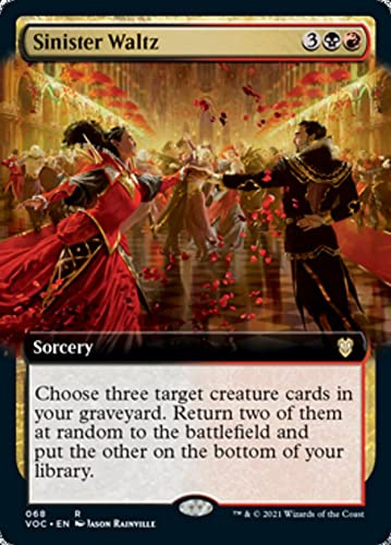 Magic: the Gathering - Sinister Waltz (068) - Extended Art - Crimson Vow Commander
