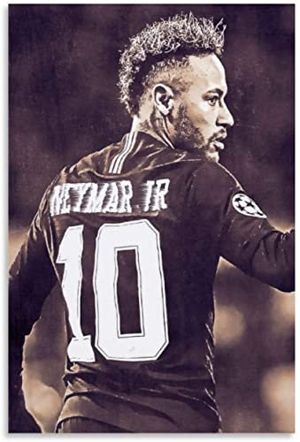 1000 Teile Puzzle Fußballplakat Fußball Neymar Holz Puzzle Erwachsene Stress Freisetzung Spiel 1000 Piece 29.5x19.6inch(75x50cm) Kein Rahmen