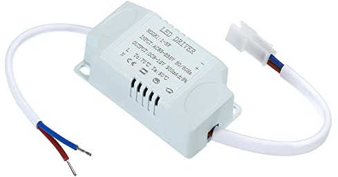 PATIKIL 1-3W 300mA Driver LED Alimentatore, 3pz AC 85-265V Uscita 9-12V DC Maschio Connettore Costante Corrente Raddrizzatore Trasformatore Esterno Alimentazione per Lampade LED