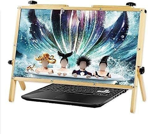 MBROS Computer-Bildschirmlupe, Laptop-Bildschirmlupe, 22 Faltbare Bildschirmlupe, für Laptop, ultraklar, 5-Fach