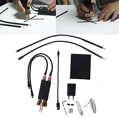 JMorCO Máquina de Soldadura por Puntos con Pluma de Soldadura de una Mano para entusiastas de la electrónica