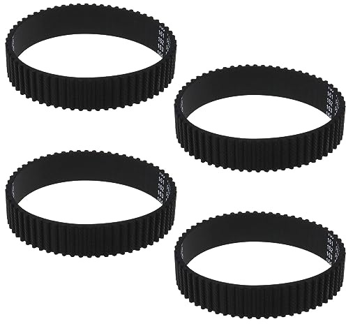 SG Store 4 x elektrische Hobel-Antriebsriemen X40515, kompatibel mit Black & Decker KW715 KW713 BD713 Elektrohobel-Gummi-Zahnriemen 177 mm