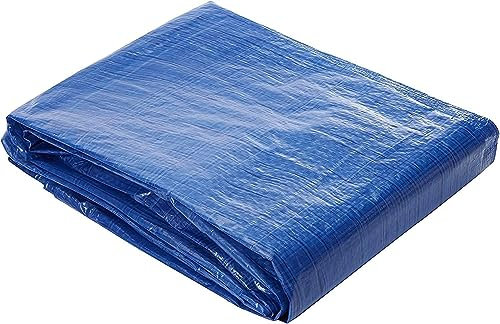Toldo Reforzado Lona Impermeable Exterior (Azul, 5 x 8 m)